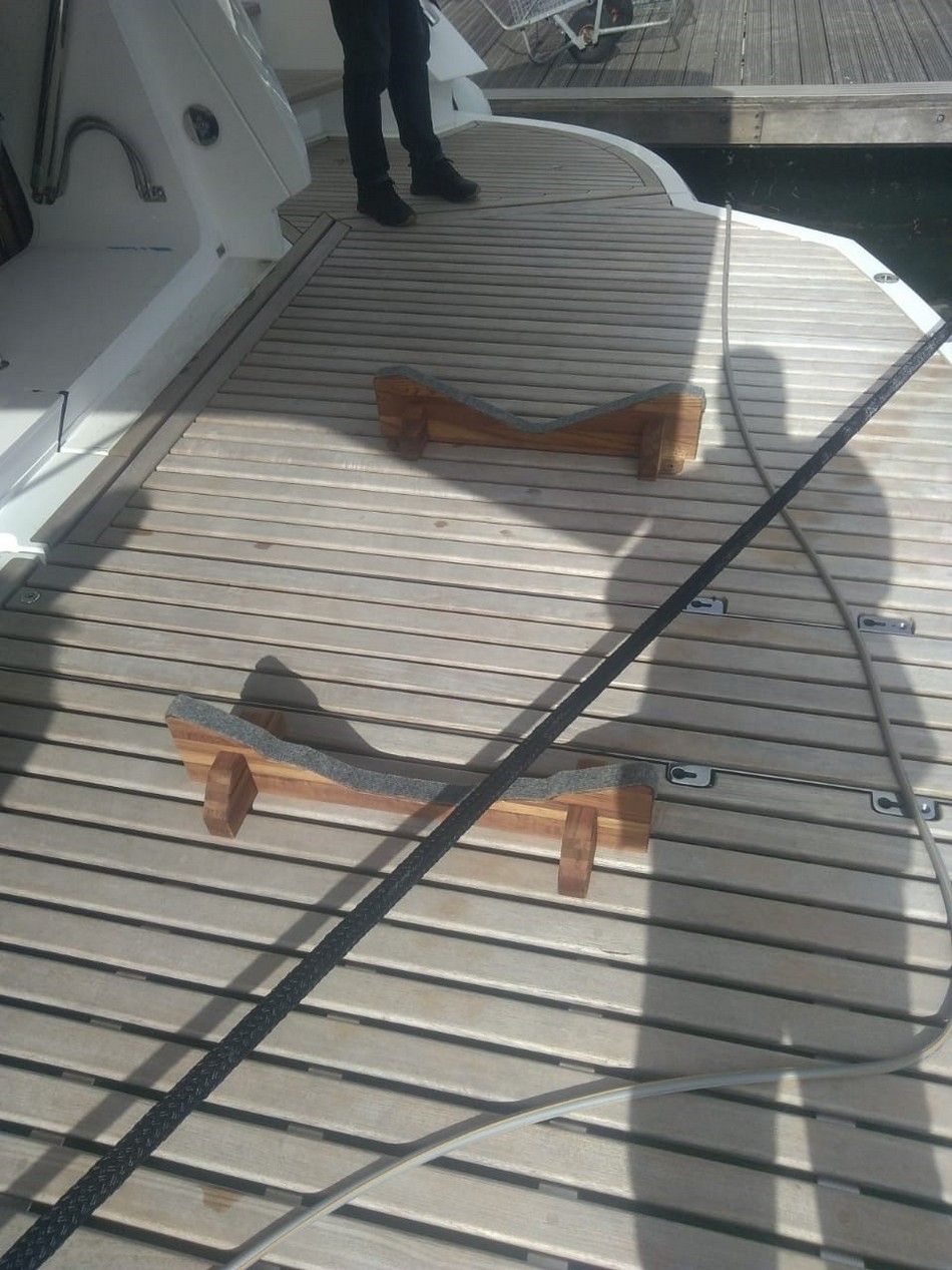 Трап и кильблоки для лодки Sunseeker
